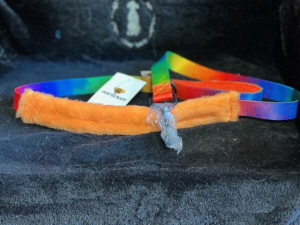 Guinzaglio arcobaleno con gioco, Amor - DOG'S CRAFT