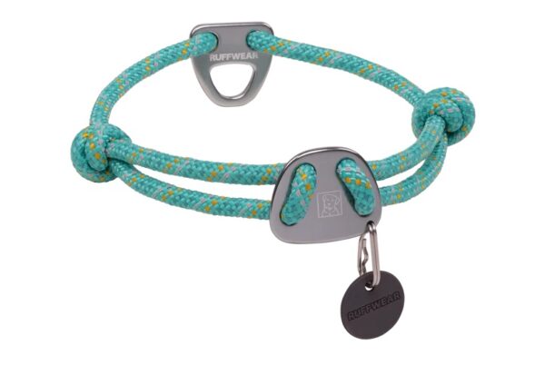 Knot-a-Collar™ collare in corda Aurora Teal - RUFFWEAR