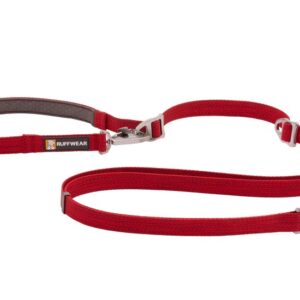 Switchbak™ guinzaglio regolabile doppio moschettone Rosso - RUFFWEAR