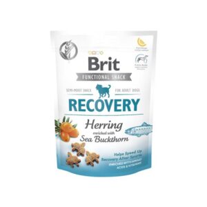 Snack funzionali per cane Recovery Herring enriched with Sea Buckthorn 150 g - Brit care