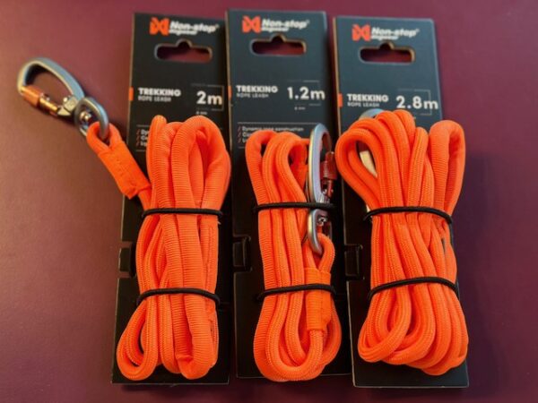 GUINZAGLIO IN CORDA DA TREKKING Orange - Non-stop dogwear