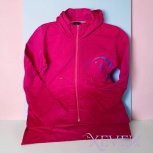 Felpa aperta colore fuxia - Xeven