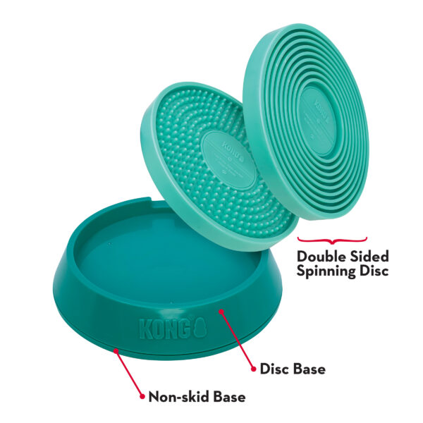 Ciotola Lecca Spinz Verde - KONG - immagine 2