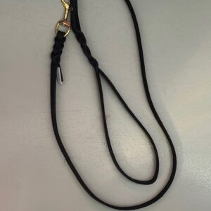 Guinzaglio in pelle 150 cm Nero