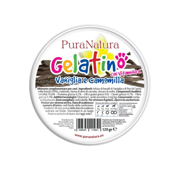 GELATINO ALLA VANIGLIA - Pura Natura