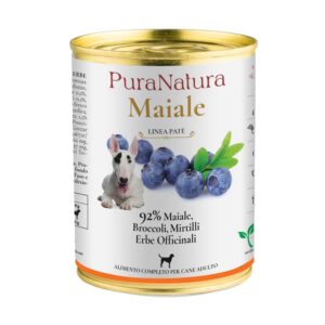 PATÉ ADULT MAIALE E MIRTILLI 400 g - PuraNatura
