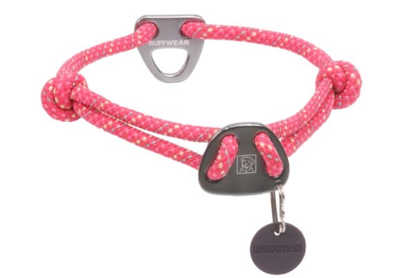 Knot-a-Collar™ collare in corda Fireweed Pink - RUFFWEAR