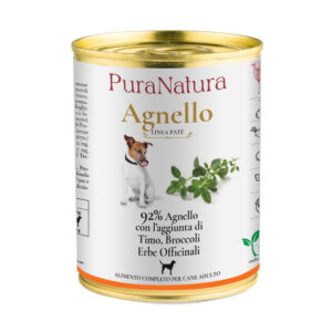 PATÉ ADULT AGNELLO E TIMO 400 g - PuraNatura