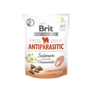 Snack funzionali per cane Antiparasitic - Salmon enriched with Chamomile 150 g - Brit care