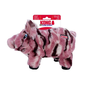 Gioco Low Stuff Stripes Peluche per Cani di Tutte le Taglie (Pig) - KONG