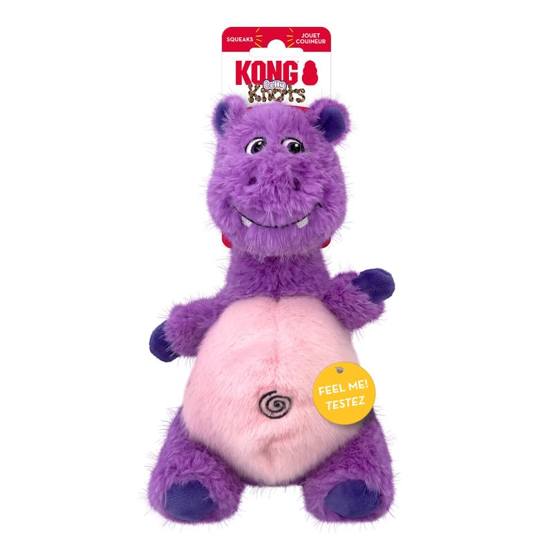 Gioco Kong Knots Belly Hippo Dog Toy - KONG