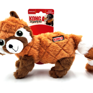 Gioco Scampers Wildlife - Peluche per cani a forma di panda rosso - KONG