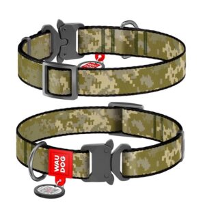 Collare nylon QR chiusura metallo Militare - WAUDOG