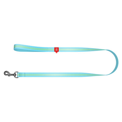 Guinzaglio per cani in nylon, fosforescente/riflettente 122 cm Azzurro - WAUDOG - immagine 3