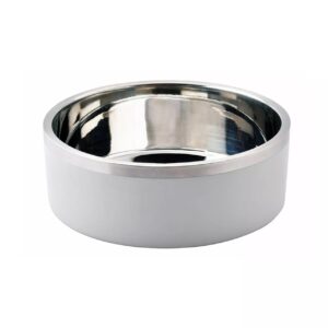 Ciotola in acciaio inox a doppia parete Bianca - Quapas!