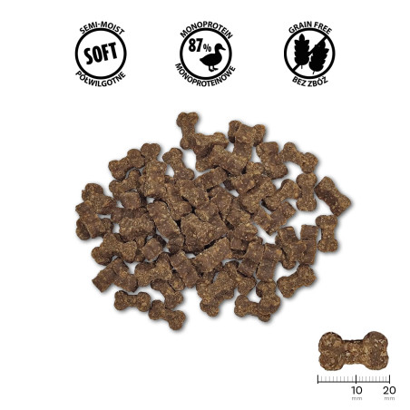 Snack Daily cubetti morbidi 60g ANATRA - BUBAlicious - immagine 2