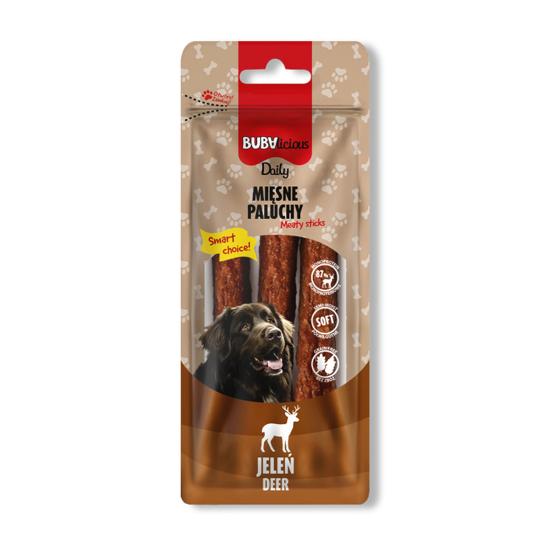 Snack Daily stick morbidi al cervo 3 pezzi / 90 g- BUBAlicious