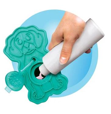 Spazzola con erogatore shampoo ZoomGroom Large Bubbles - KONG - immagine 3