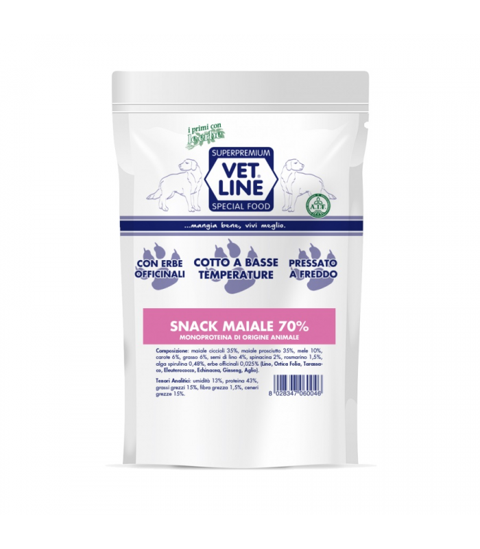 Snack maiale 80 gr - Vet Line