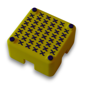 Step "Cucciolino" 10x10cm impilabile per attività propriocettive con il cane – Edizione MiM – Xeven