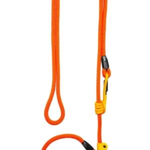 Guinzaglio regolabile retriever 180 cm Sorbetti Orange - BLUEHEELER