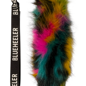 Gioco in pelo sintetico Peacock Tug con Bungee - BLUEHEELER