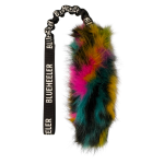 Gioco in pelo sintetico Peacock Tug con Bungee - BLUEHEELER - immagine 4