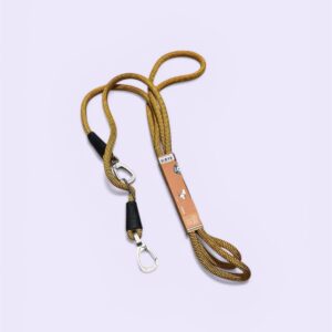 Guinzaglio multifunzione in corda 260 cm Gold - Morso
