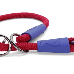 Collare retriever in Corda regular touch RED VELVET - MORSO