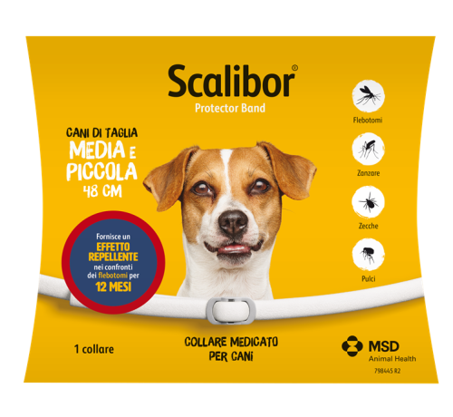 Collare antiparassitario Scalibor collare piccolo-medio 48 cm