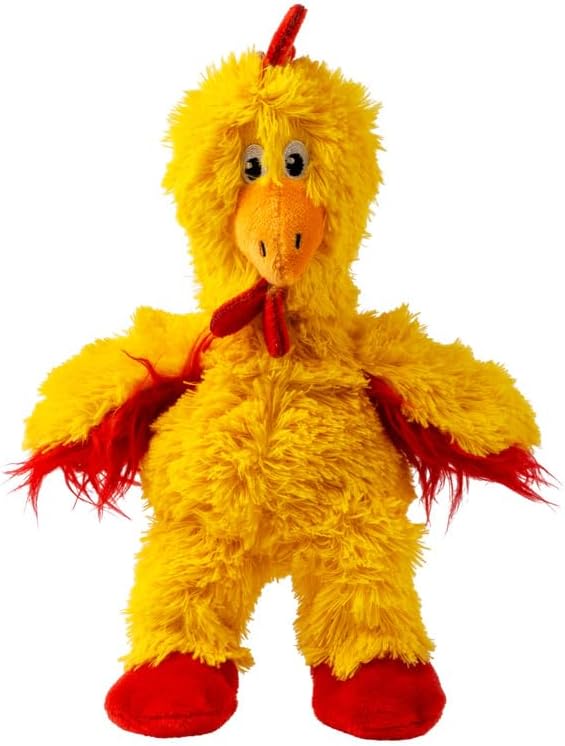 Gioco in Peluche con Corda Interna e Squeak Knots Chicken Small - KONG - immagine 2