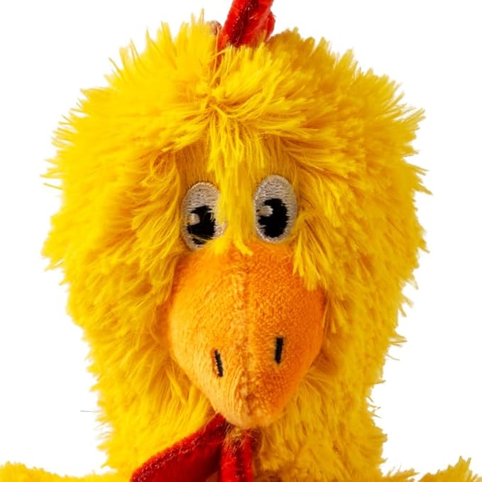 Gioco in Peluche con Corda Interna e Squeak Knots Chicken Small - KONG - immagine 3