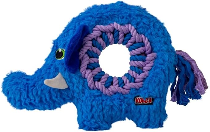 Gioco in Peluche e Corda Ringaroos Elephant - KONG - immagine 3