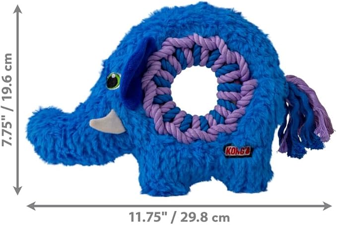 Gioco in Peluche e Corda Ringaroos Elephant - KONG - immagine 4