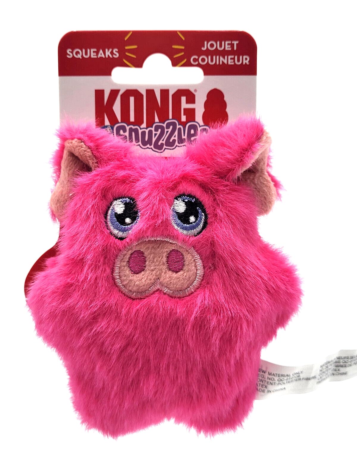 Gioco Snuzzles Kiddos Mini Squeaker Extra Small Pig - KONG
