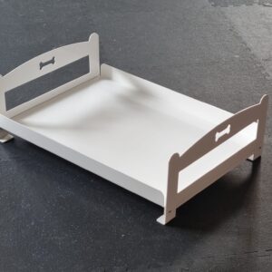 Lettino Vintage per Cani in Metallo Smaltato Bianco – Farm Company