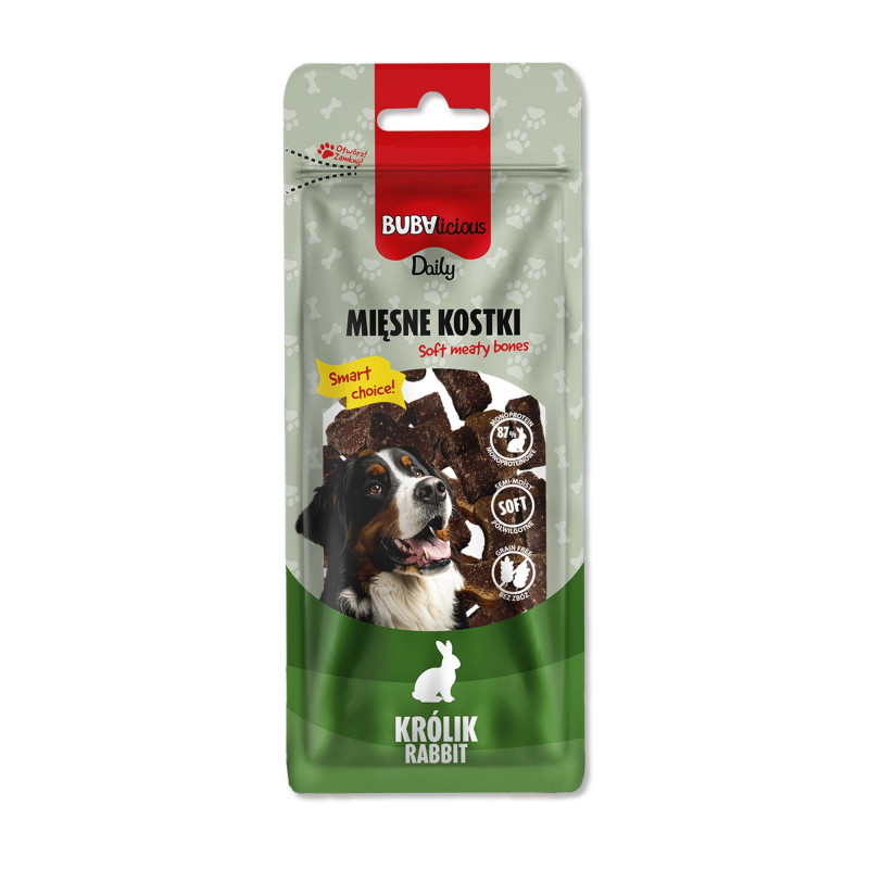 Snack Daily cubetti morbidi 60g coniglio - BUBAlicious