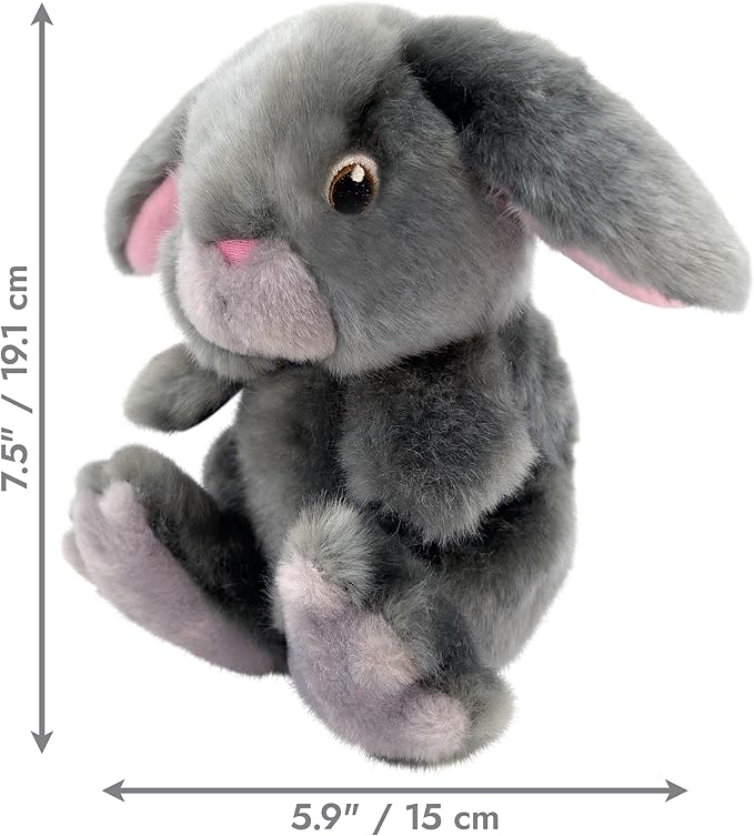 Peluche Rinforzato con Doppio Squeak Toughz Bunny Medium – KONG - immagine 3
