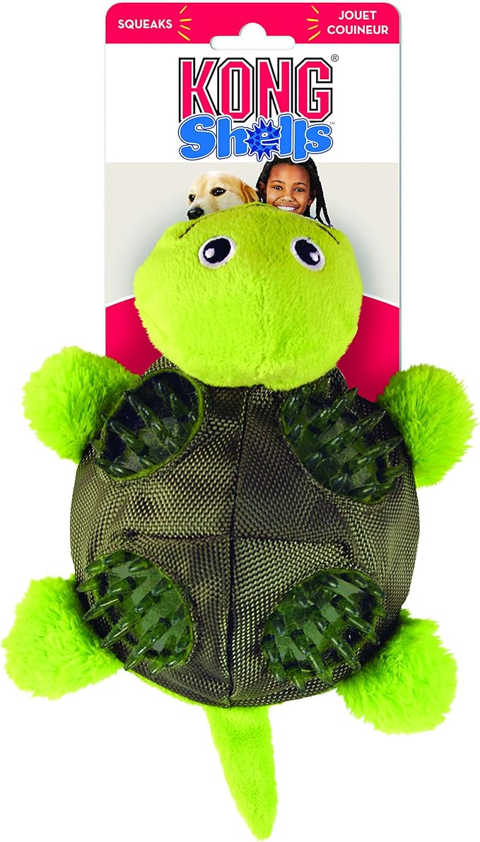 Gioco per Cani con Squeak e Guscio Dentale Shells Turtle Large – KONG - immagine 2