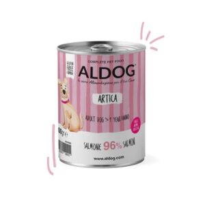 Alimento umido completo per cani adulti Artica Salmone 96% - Aldog
