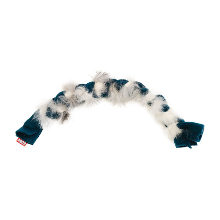 Treccia in pile e vero pelo di pecora 60 cm - BUBA - immagine 3