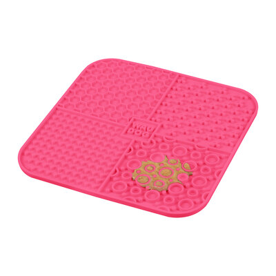 Tappetino da Leccare in Silicone con Ventose Pink - WAUDOG - immagine 3