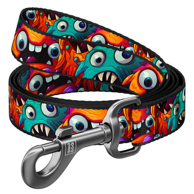 Guinzaglio in nylon 122 cm "Toothed monsters"- WAUDOG