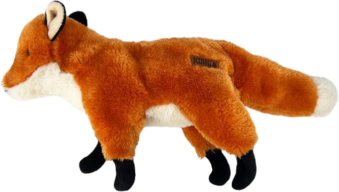Gioco in Peluche Volpe con Squeaker Wild Low Stuff Fox - KONG - immagine 3
