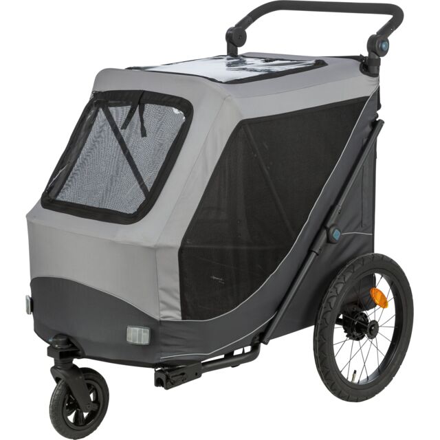 Trailer pieghevole per bicicletta e Passeggino per cani fino a 30 kg - TRIXIE - immagine 11