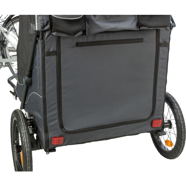 Trailer pieghevole per bicicletta e Passeggino per cani fino a 30 kg - TRIXIE - immagine 8