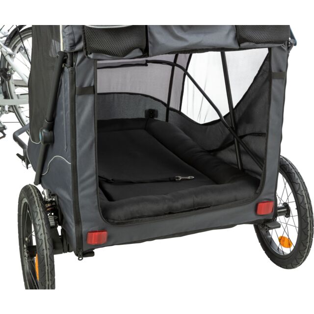 Trailer pieghevole per bicicletta e Passeggino per cani fino a 30 kg - TRIXIE - immagine 7