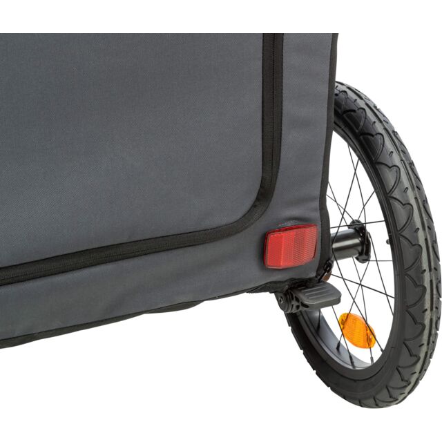 Trailer pieghevole per bicicletta e Passeggino per cani fino a 30 kg - TRIXIE - immagine 6