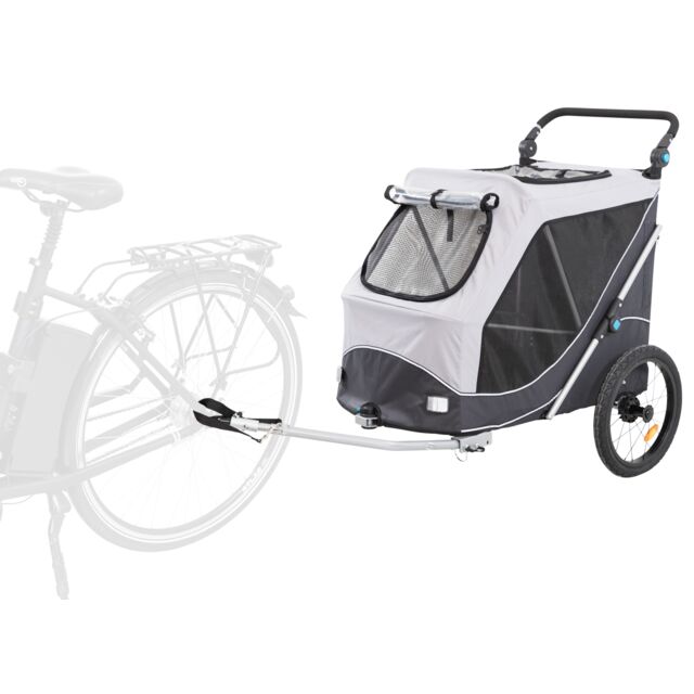 Trailer pieghevole per bicicletta e Passeggino per cani fino a 30 kg - TRIXIE