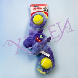 Peluche interattivo con palline sonore Woozles Monster - KONG
